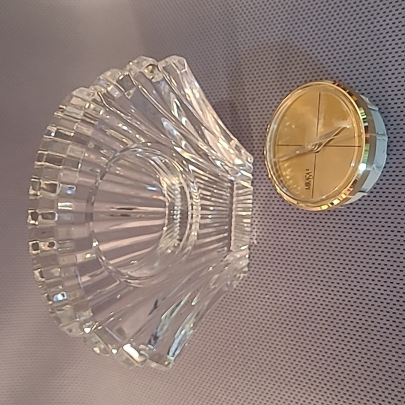 Mikasa Crystal Shell Clock Germany - Picture 4 of 11